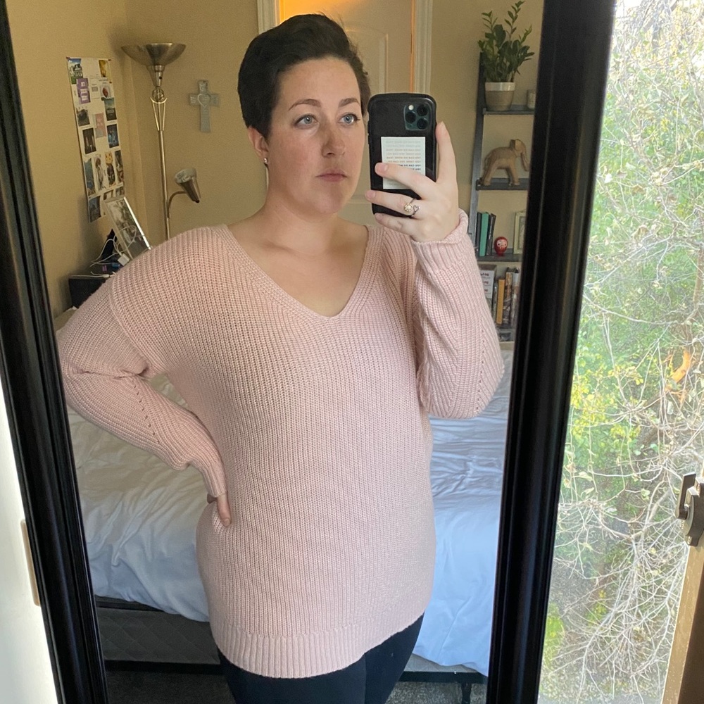 Pink Sweater